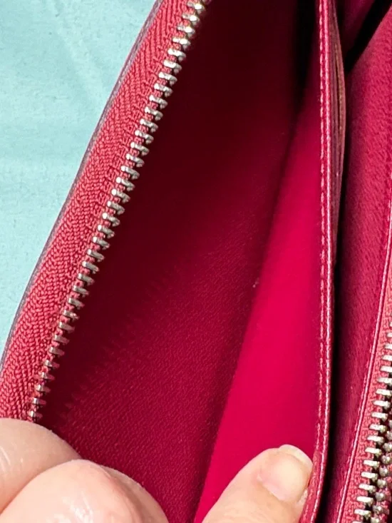 Louis Vuitton Fuchsia Epi Leather Zippy Wallet Silver Hardware France - Picture 13 of 14